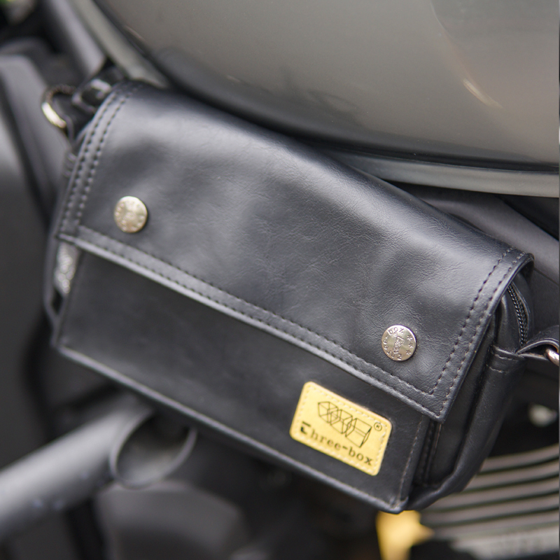 Motorcycle Small Side Bag Waterproof Retro Leather Rider Bag Motorcycle Side Bag Cruise Airport Miscellaneous Storage Bag Motorcycle Small Side Bag Waterproof Retro Leather Rider Bag Motorcycle Side Bag Cruise Airport Miscellaneous Storage Bag