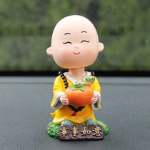  Car decoration Car net celebrity little monk car cute creative car interior jewelry beautiful men and women high-end supplies