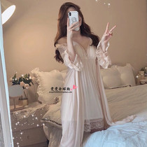 Japanese JULIPET Fairy Pajamas Two Piece Sexy Sling Chest Mat Princess Lace Nightdress Summer
