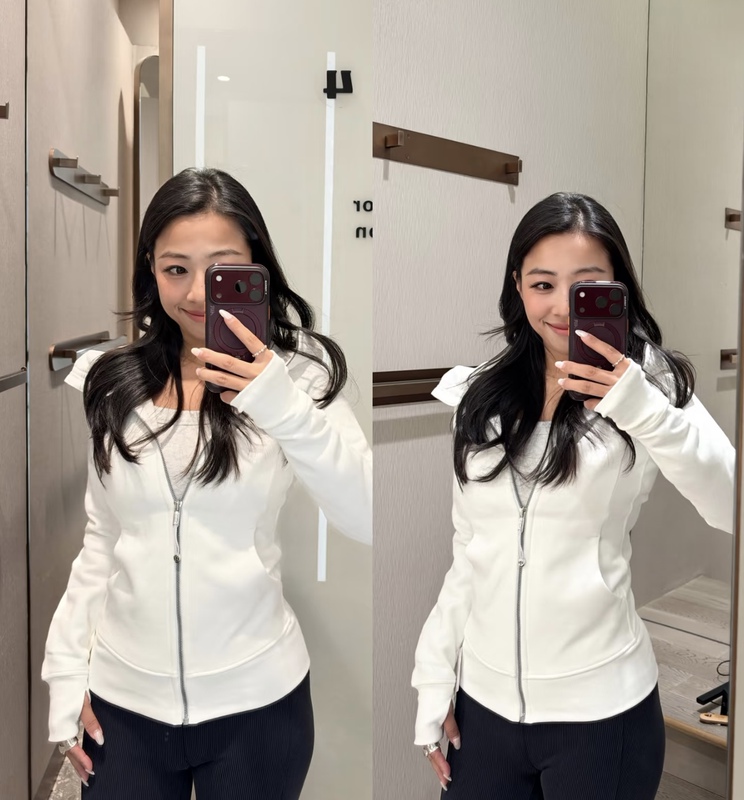 Lululemon Scuba Full-Zip Hoodie Slim-Fit Thin Fleece Jacket Sweatshirt Old Model