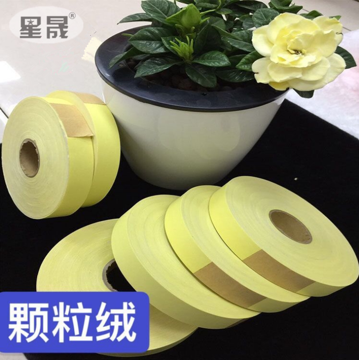 Single-side rubber sheen cut down grain suede adhesive tape leather adhesive tape leather fur integrated cloth rubber lined with self-adhesive