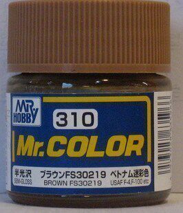 MR HOBBY C310 FS30219 Brown 10ml Oily Model Paint
