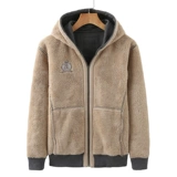 Зимняя бархатная утепленная цветная толстовка с капюшоном, утепленный кардиган для отдыха, трендовая куртка