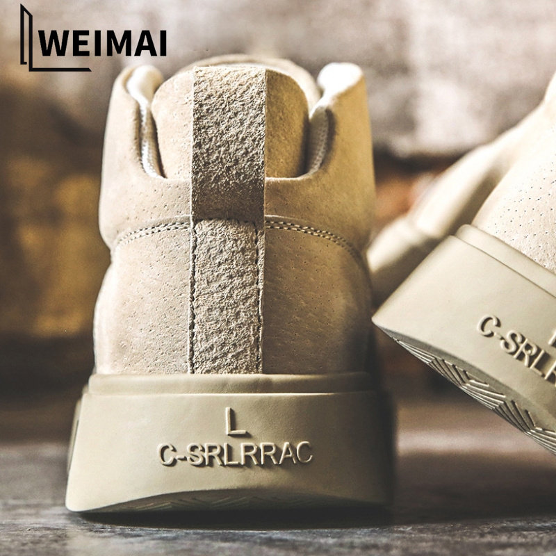 Large size men's shoes winter 45 plus velvet 46 yards medium tube board shoes 47 British style 48 leather 49 retro work shoes