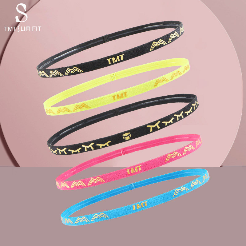 TMT movement hair with female yoga beam fitness head with sweat-and-sweat running men's sweat guide sweatband anti-slip silicone hair stirrup