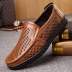 Mùa hè thoáng mát giày da nam dép da mềm trượt đáy ở người cha già Giày nam ông già giày giày puma nam Sandal