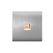 Household concealed switch information telephone socket panel type 86 one telephone wall telephone telephone line socket