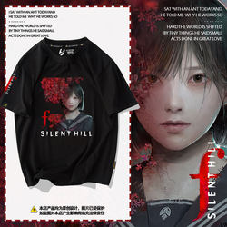 Silent Hill F Game Merchandise 9Th Generation Short-Sleeved T-Shirt for Men and Women, Student Pure Cotton Half-Sleeve T-Shirt