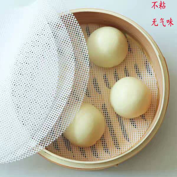 Round 36cm not stained with silicone steamer mat steamer cloth steamer steamed buns buns buns padded cloth small caged cushion cage drawers Steamed Buns Steamed Buns