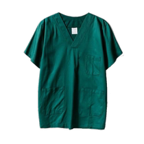 Thin surgical clothes summer quick-drying womens hand scrub clothes summer hand washing clothes doctor mens work clothes short-sleeved pet oral