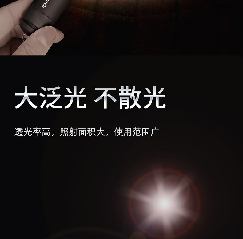 Маленький портативный фонарь, дорожный супер яркий светодиодный прожектор для школьников и студентов 