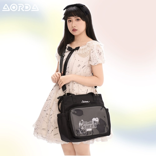 Aorda Original Sweet Coliding Back Pain Diy Двухмерная большая пищевая карта Долина двух -компьютерная сумка класса класса