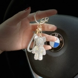 Ключи от машины, высококлассный брелок, модная цепочка для ключей, с медвежатами, популярно в интернете