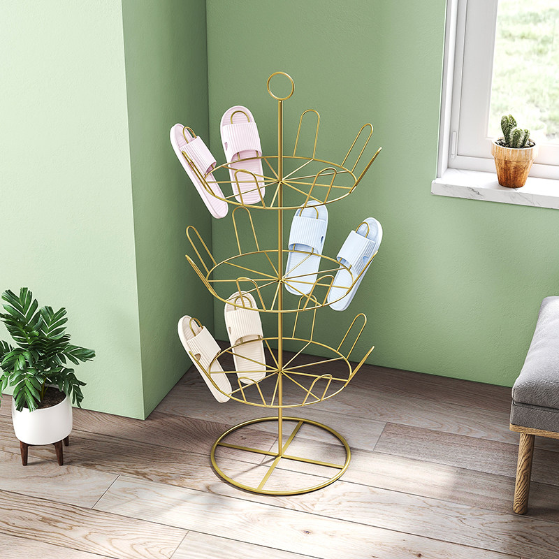 Nordic shoe drying rack artifact outdoor balcony creative slipper rack floor-standing shoe drying device multi-functional assembly shoe drying rack