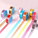 Кружевая лента Полая лента творческая кружевная наклейка на стикер детского сада ручное ручное ручное руководство по росте