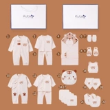 Детский комбинезон, подарочная коробка для новорожденных, хлопковый комплект, подарок на день рождения