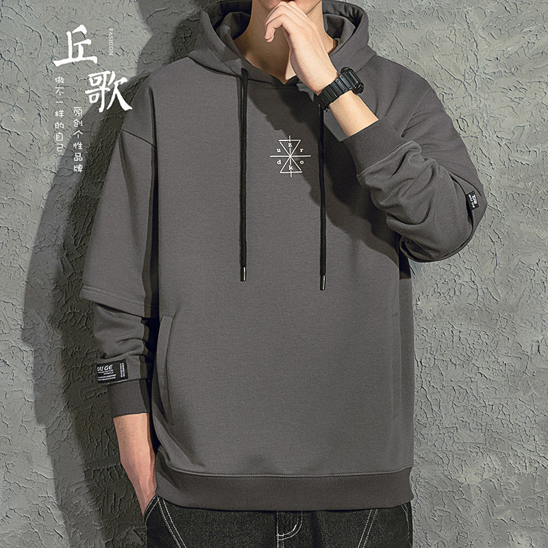 (special price) Spelling Back-to-back Hat Sportsweaters for Men's Chauded Spring and Autumn Loose Trend Sets 100 hitmen Thickened Hoodie