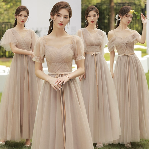 Платье подружки невесты, летнее вечернее платье, юбка, по фигуре, для подружки невесты