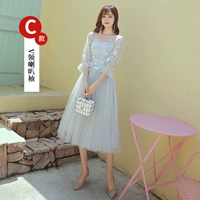 【289 серый】 Средний C и длинный