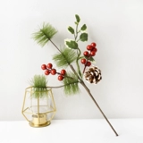 Рождественская вставка рождественские украшения ветви популярные фруктовые цветочные сосновые плиты рождественской елки продукты украшения