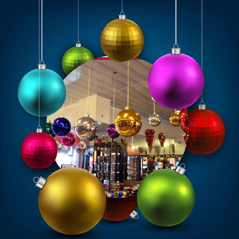 Christmas Decorations Hanging Ball Glitter Glitter Large Ball