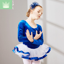 Shang Pinlin spring dance costume childrens long sleeve performance clothing childrens practice grade clothing childrens ballet dress women