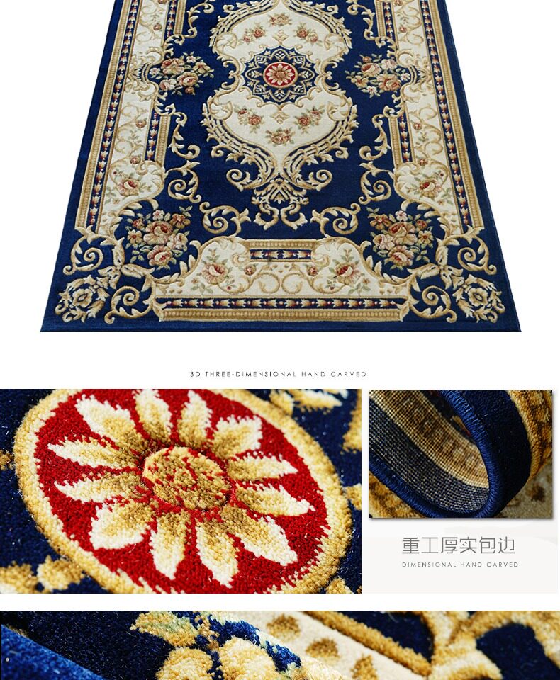 ковер Донченг ковер 3D трехмерный ручной работы в европейском стиле гостиной диван чайный столик Циновка спальня ночники дома большой ковер Dongsheng