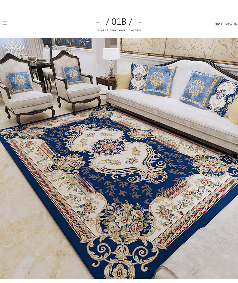 Đông Thắng Thảm Continental Mỹ Phòng Khách Sofa Thảm Ngủ Cạnh Giường Đầy Đủ Cửa Hàng Tòa Nhà Dày Lên Bàn Cà Phê Mat thảm trải giường