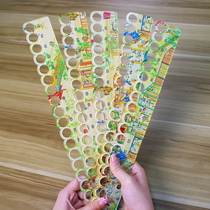 Han Palace Spring Dawn Picture Single-sided Thread Board Cross Stitch Tools Embroidery Thread Organizing and Storage Winding Board 90 Holes Upgraded and Thickened