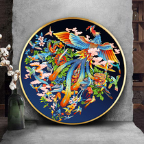 Hundreds of birds towards an FengCross embroidered 2021 new line embroidered living room Xuanguan modern small pieces handmade own embroidered bedroom round