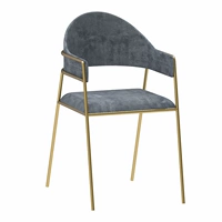 Обеденный стул B серый серой