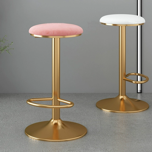 Бар кресло скандинавские подъемные батонные стулья вращаются барные стулья, стулья, домашние трансферные стулья Высокий стул Круглый стул красавица -стул красавица