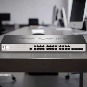 TL-SH5428 Трехуровневый управляемый сетевой коммутатор 10G с восходящим каналом связи/24GE+4SFP+