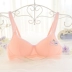 Chất liệu cotton nguyên chất mỏng 16 tuổi nữ sinh trung học bra bra đồ lót học sinh phát triển học sinh trung học không có vòng thép rập khuôn Áo ngực ren