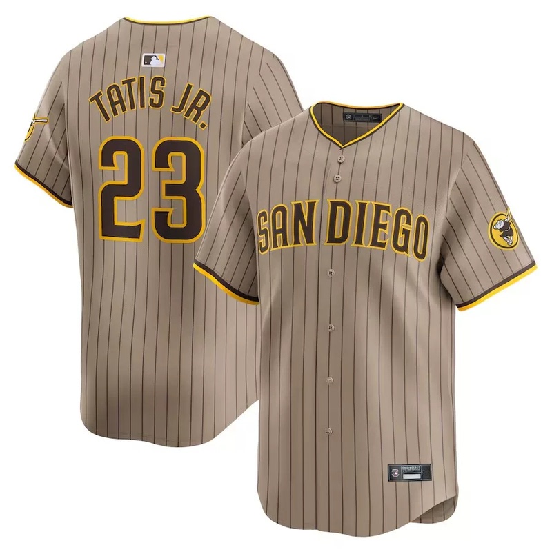 San Diego Padres San Diego Padres No. 23 Jersey Tatis Ji Men's Baseball Uniform