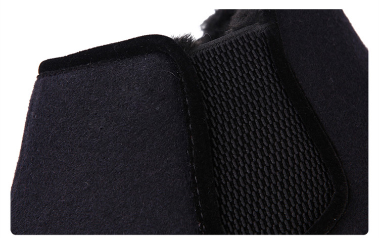 Mới cũ Bắc Kinh cao giúp cộng với giày nhung dày ấm áp cho nam trung niên mùa đông không trơn đế dày cotton đế bệt giày thể thao sneaker