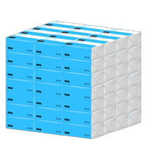 Catch Qi heart selection paper 48 packs of whole box affordable family baby facial tissue paper napkins toilet hand tissue paper towel