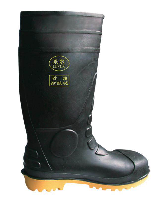 Lyle Anti-Smash Puncture Double Steel Rain Boots Oil Resistant Acid-Resistant, Acid-Resistant Rain Boots Laoty Safety Boots