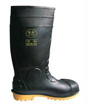 Lyle smashing puncture-resistant double steel rain boots oil resistant to acid and alkali wear boots labor safety boots