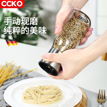 CCKO304 Stainless Steel Mill Pepper Grinding Machine Manual Bell Pepper Powder Prickly Pepper Black Pepper Grinding Bottle Sauce Bottle