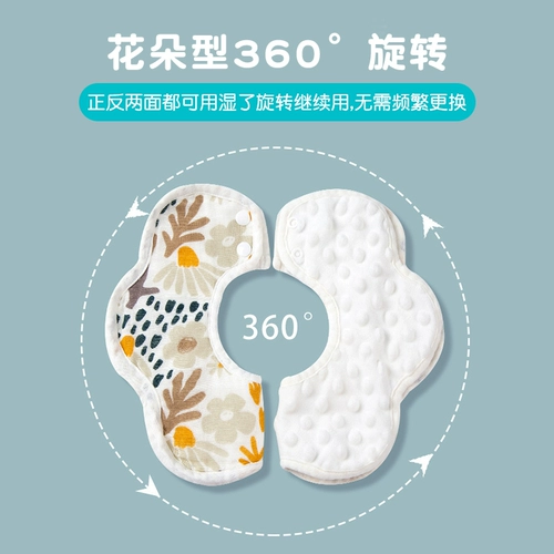 Детский нагрудник, хлопковый слюнявчик, водонепроницаемый шарф для новорожденных для младенца