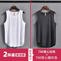 [Два часа из чистого хлопка 240 г] белый+серый дым серого