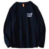 Мужской хлопковый трендовый универсальный лонгслив, оверсайз