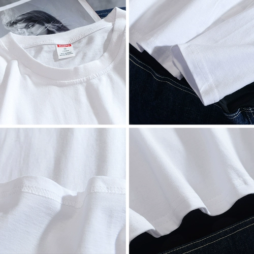 Tide, хлопковый базовый приятный телу трендовый весенний лонгслив для отдыха, оверсайз