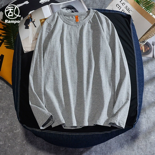 Tide, хлопковый базовый приятный телу трендовый весенний лонгслив для отдыха, оверсайз