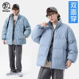 Rampo/乱步 Пуховик для влюбленных для отдыха, куртка, увеличенная толщина, оверсайз