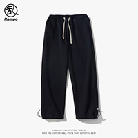 HY6008 черный [брюки из бархата чернобурки с кулиской, 460 г]