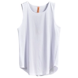 Мужской летний трендовый хлопковый однотонный жилет