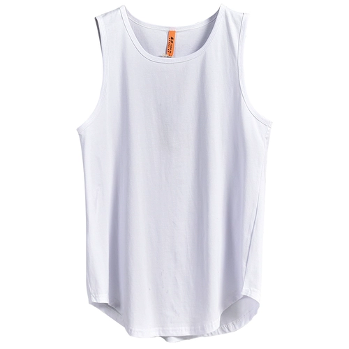 Мужской летний трендовый хлопковый однотонный жилет