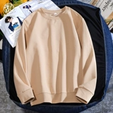 Цветная толстовка, осенняя демисезонная парная одежда, приятный телу лонгслив, футболка подходит для мужчин и женщин, куртка, круглый воротник